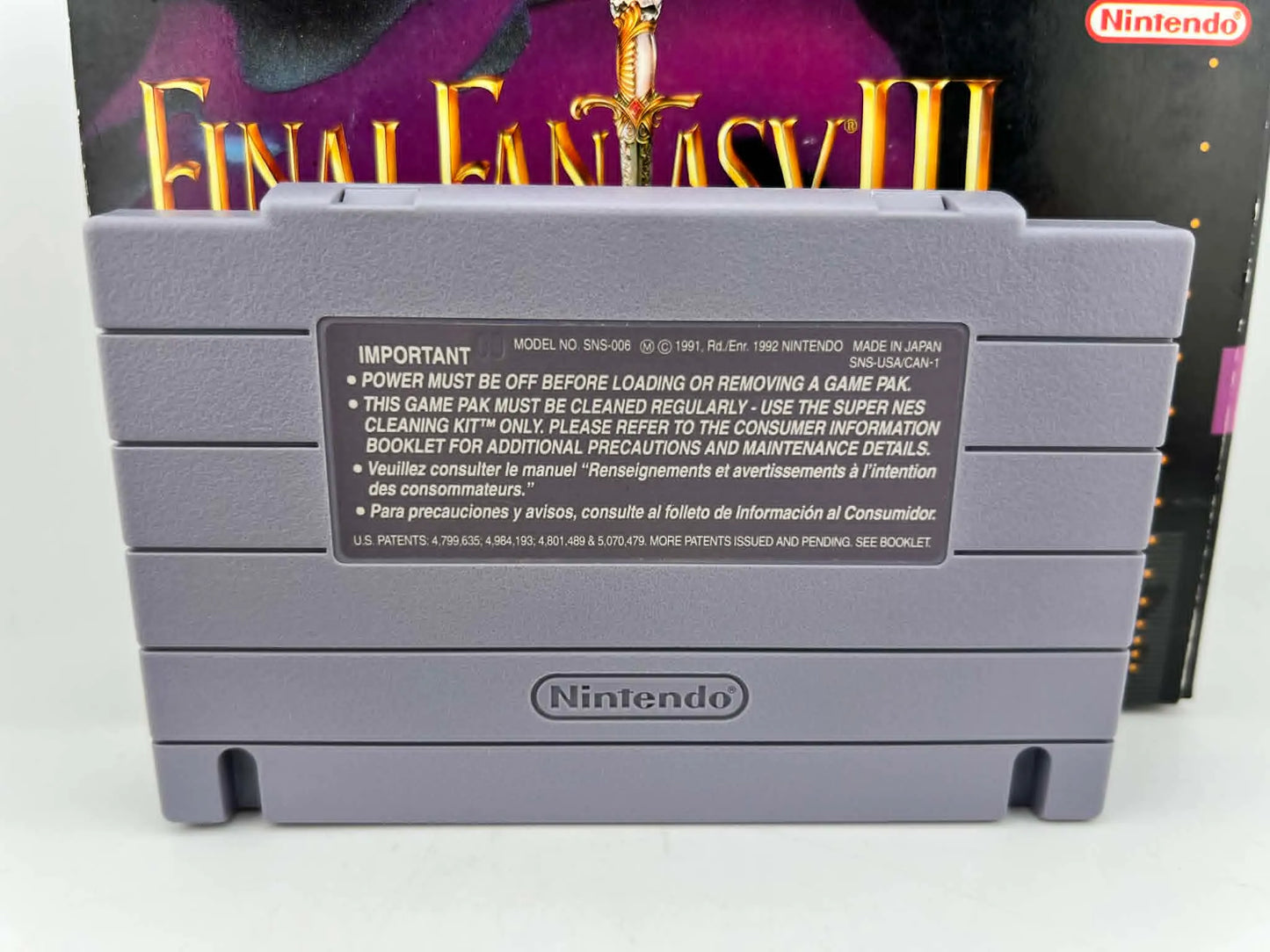 Final Fantasy III 3 Ou VI 6 En Boite Super Nintendo SNES