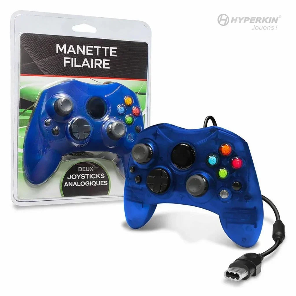 Manette Xbox Original Bleu Générique