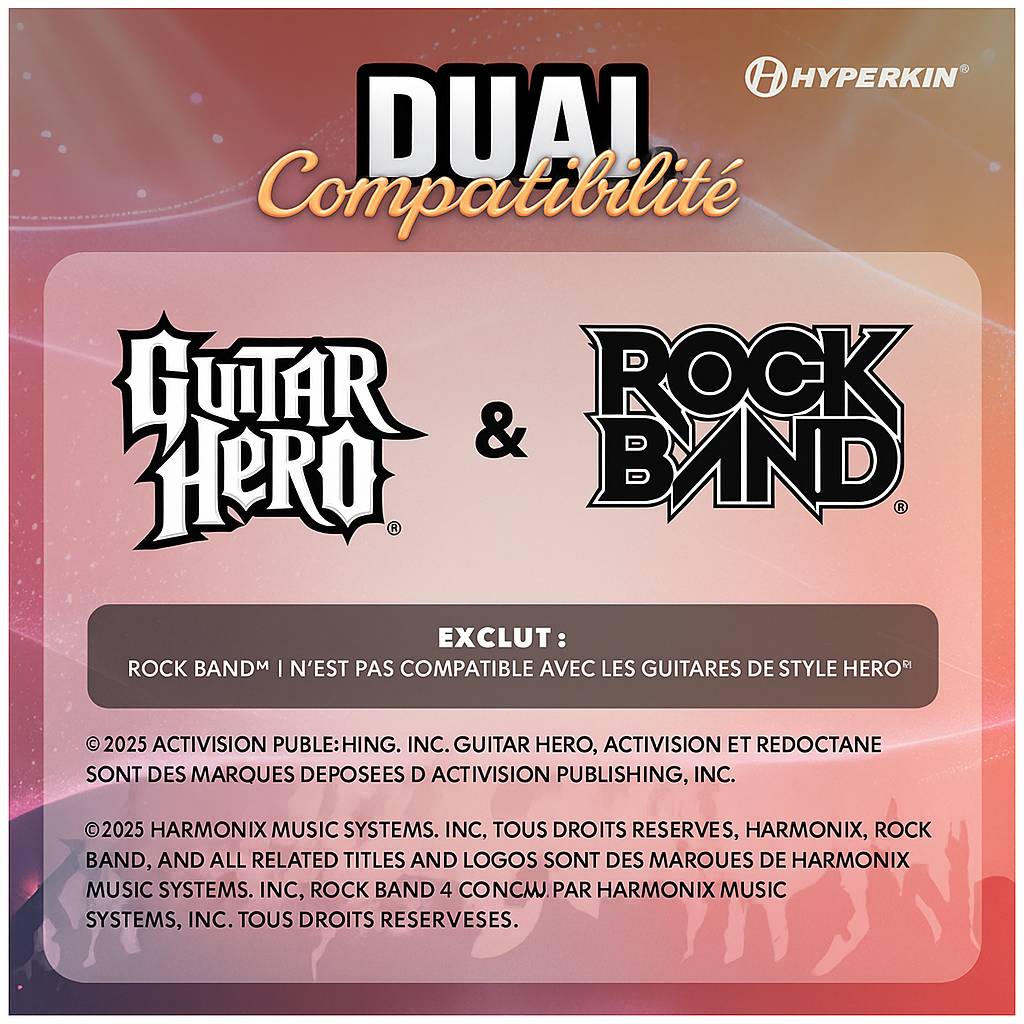 Hyper Strummer Wireless Guitar Nintendo WII