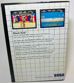 Black Belt SEGA MASTER SYSTEM SMS - jeux video game-x