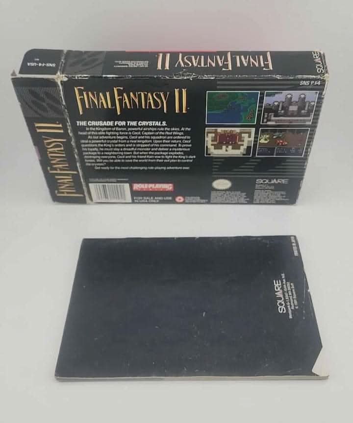 Final Fantasy II 2 Or Iv 4 En Boite Super NintendoSNES squaresoft