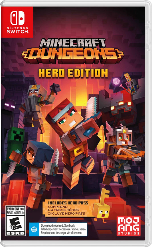 MINECRAFT DUNGEONS HERO EDITION (NINTENDO SWITCH) - jeux video game-x