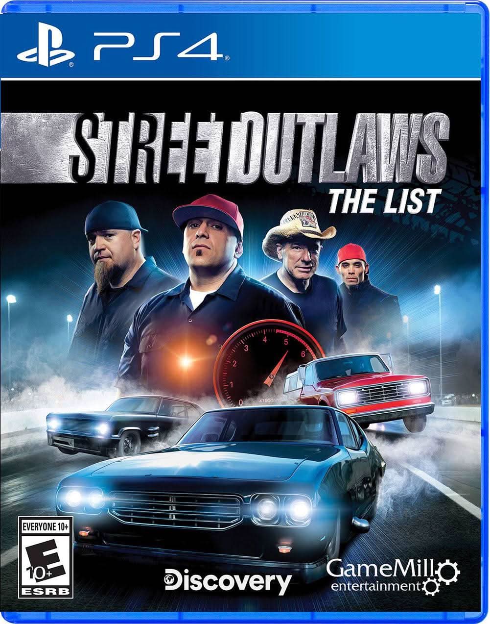 STREET OUTLAWS : THE LIST PLAYSTATION 4 PS4 - jeux video game-x