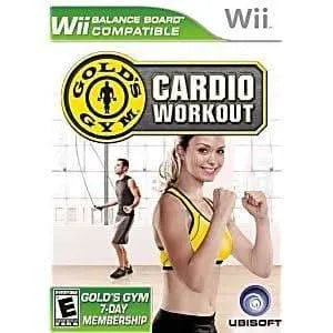 GOLD'S GYM CARDIO WORKOUT NINTENDO WII - jeux video game-x