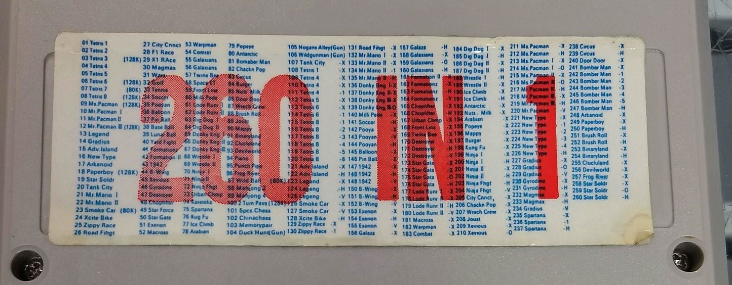 GOLDEN GAME 260 IN 1 NINTENDO NES - jeux video game-x