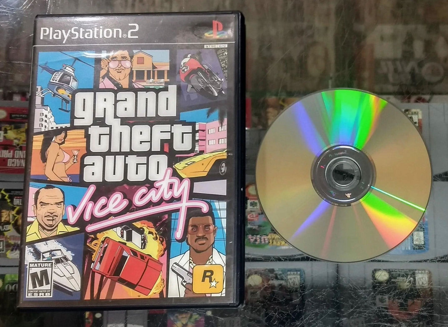 GRAND THEFT AUTO GTA VICE CITY PLAYSTATION 2 PS2 - jeux video game-x