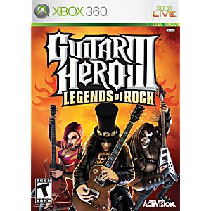 GUITAR HERO III 3 : LEGENDS OF ROCK XBOX 360 X360 - jeux video game-x