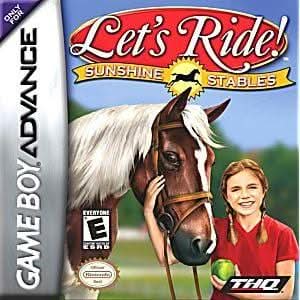 LET'S RIDE SUNSHINE STABLES (GAME BOY ADVANCE GBA) - jeux video game-x