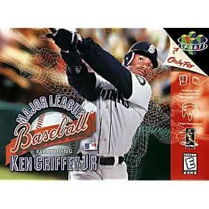 MAJOR LEAGUE BASEBALL MLB FEATURING KEN GRIFFEY JR (NINTENDO 64 N64) - jeux video game-x