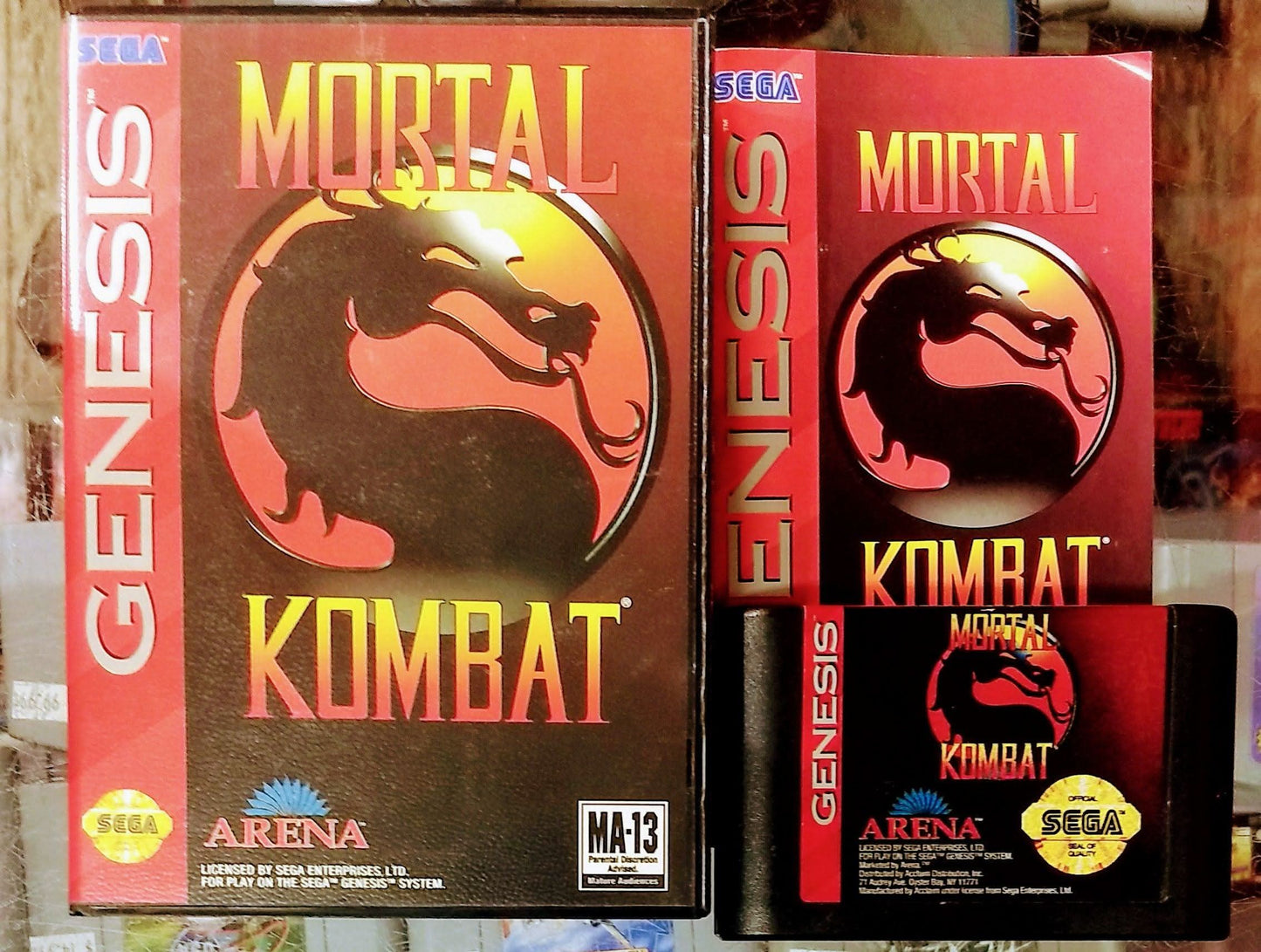 MORTAL KOMBAT SEGA GENESIS SG - jeux video game-x