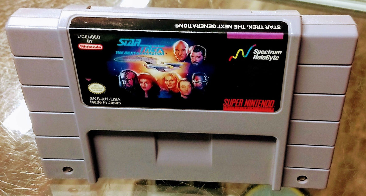 STAR TREK THE NEXT GENERATION SUPER NINTENDO SNES - jeux video game-x