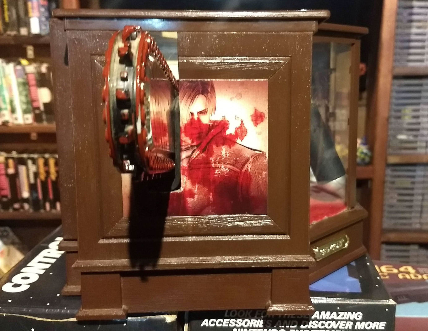 MANETTE PLAYSTATION 2 ÉDITION SPÉCIAL CHAINSAW RESIDENT EVIL 4 - jeux video game-x