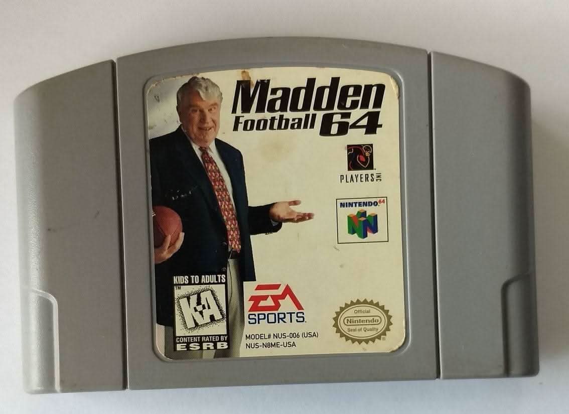 MADDEN FOOTBALL 64 NINTENDO 64 N64 - jeux video game-x