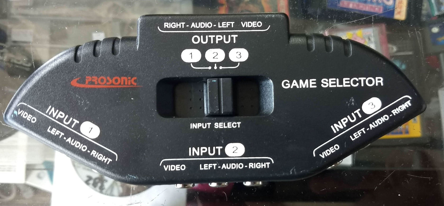 Sélecteur RCA 3 entrée - jeux video game-x