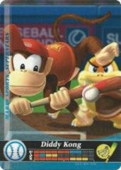 Diddy Kong Baseball [Mario Sports Superstars] Amiibo card - jeux video game-x