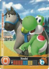 Yoshi Horse Racing  [Mario Sports Superstars] Amiibo card - jeux video game-x