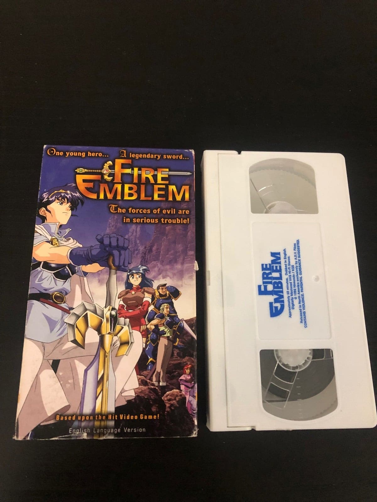 CASSETTE VHS FIRE EMBLEM - jeux video game-x