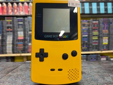 CONSOLE GAME BOY COLOR (GBC) JAUNE YELLOW SYSTEM CGB-001 - jeux video game-x