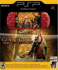 CONSOLE PLAYSTATION PORTABLE PSP 2001 LIMITED EDITION GOD OF WAR ROUGE RED SYSTEM - jeux video game-x