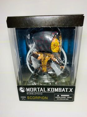 Mortal Kombat X SCORPION 6" Bobble Head par MEZCO TOYZ - jeux video game-x