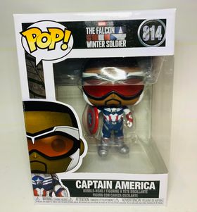Funko Pop Marvel: Falcon and The Winter Soldier - Captain America #814 - jeux video game-x