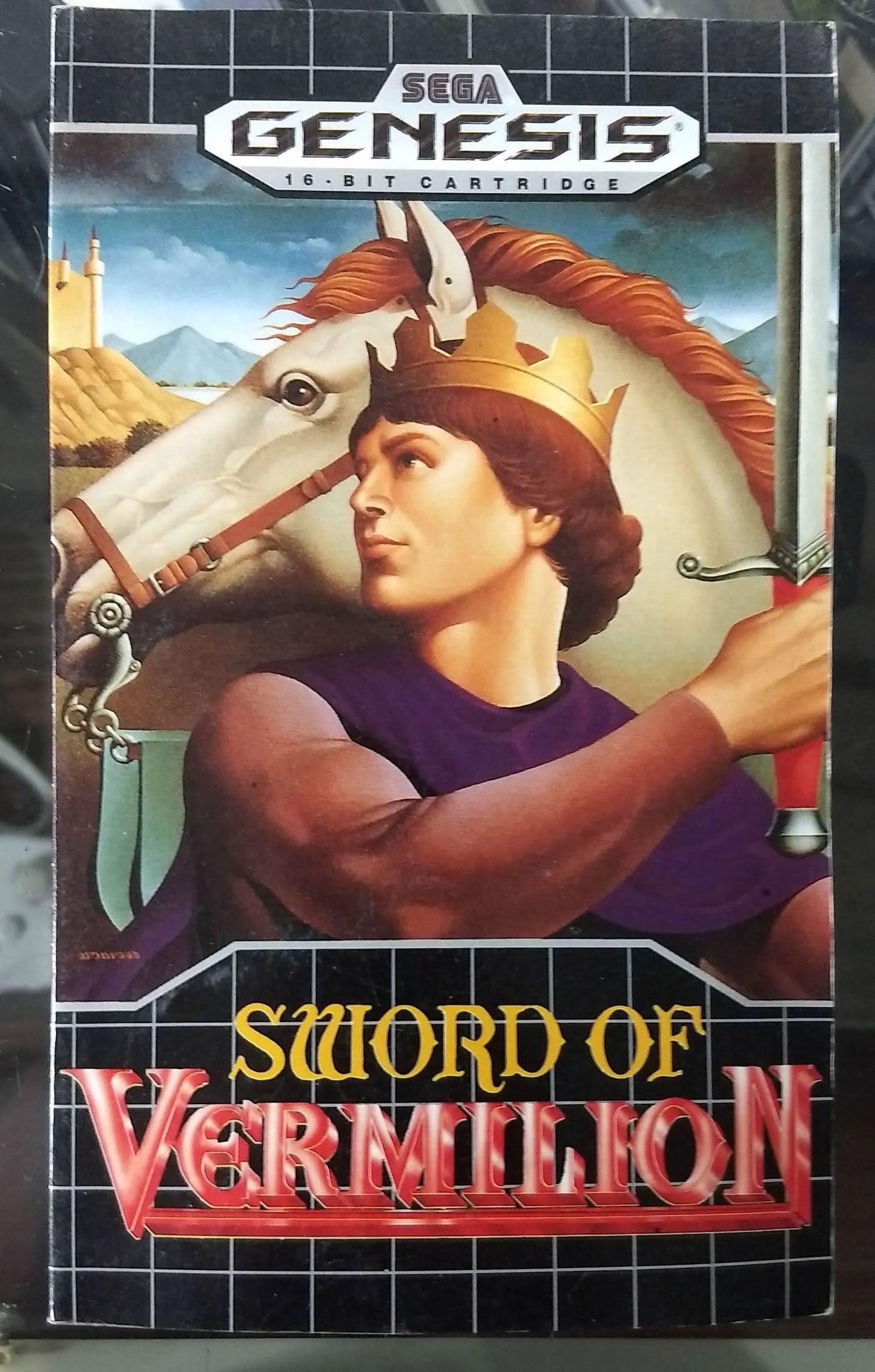 SWORD OF VERMILION SEGA HINT BOOK - jeux video game-x