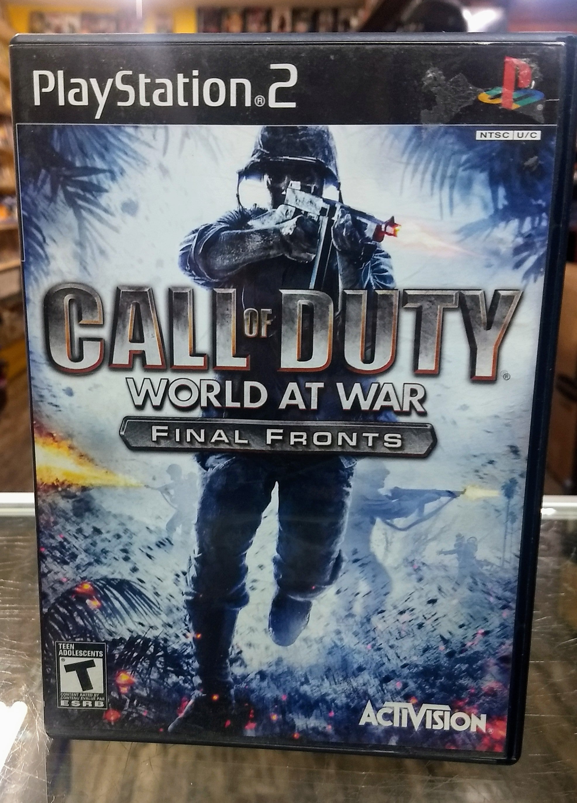 CALL OF DUTY WORLD AT WAR FINAL FRONTS PLAYSTATION 2 PS2 | jeux video game-x