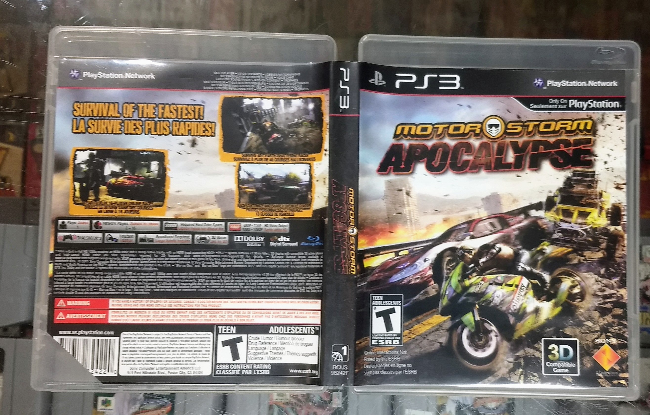 MOTORSTORM APOCALYPSE PLAYSTATION 3 PS3 | jeux video game-x