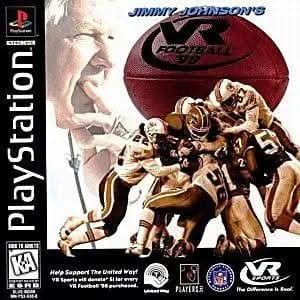 JIMMY JOHNSONS VR FOOTBALL 98 PLAYSTATION PS1 - jeux video game-x