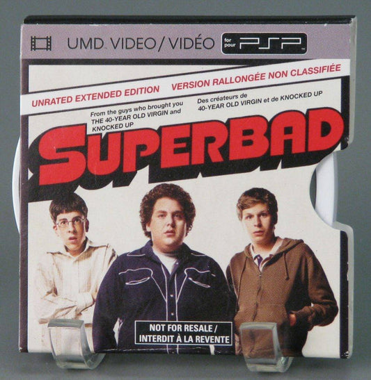 SUPERBAD UMD VIDEO (FILM) (PLAYSTATION PORTABLE PSP) - jeux video game-x