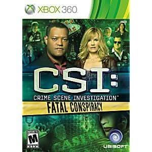 CSI CRIME SCENE INVESTIGATION FATAL CONSPIRACY (XBOX 360 X360) - jeux video game-x