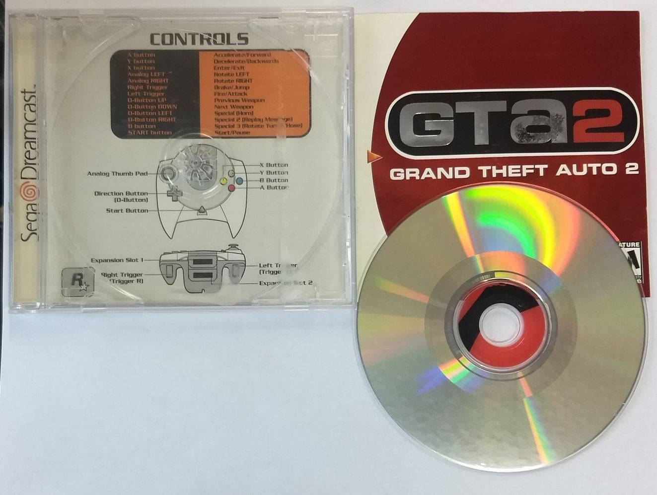 GRAND THEFT AUTO GTA 2 (SEGA DREAMCAST) - jeux video game-x