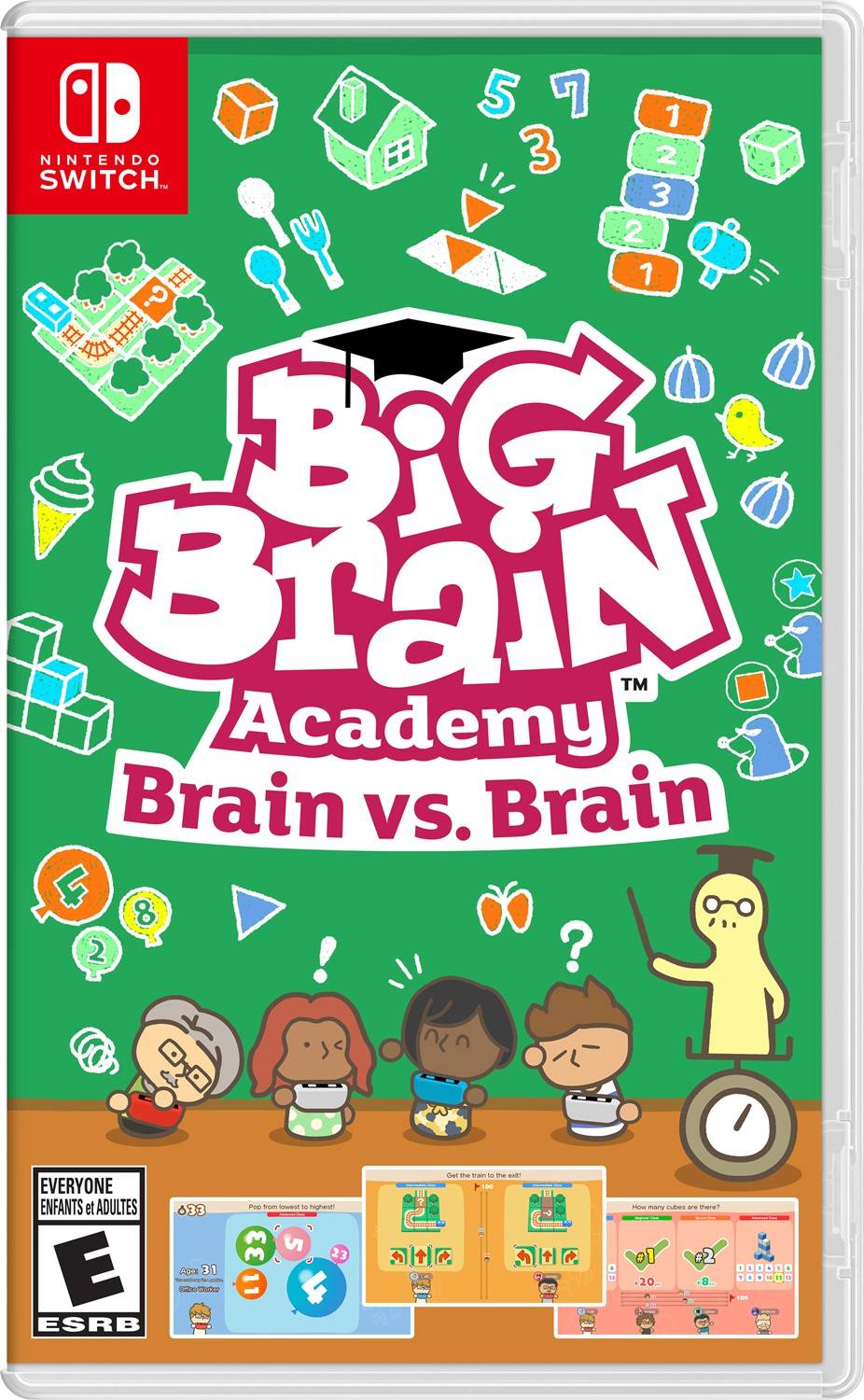 BIG BRAIN ACADEMY: BRAIN VS. BRAIN NINTENDO SWITCH | jeux video game-x