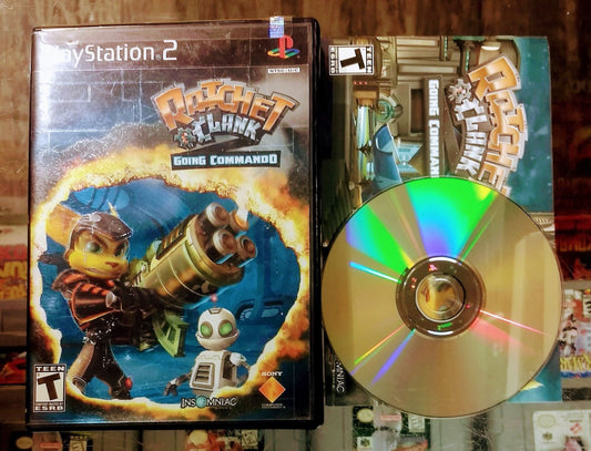 RATCHET AND CLANK GOING COMMANDO PLAYSTATION 2 PS2 - jeux video game-x