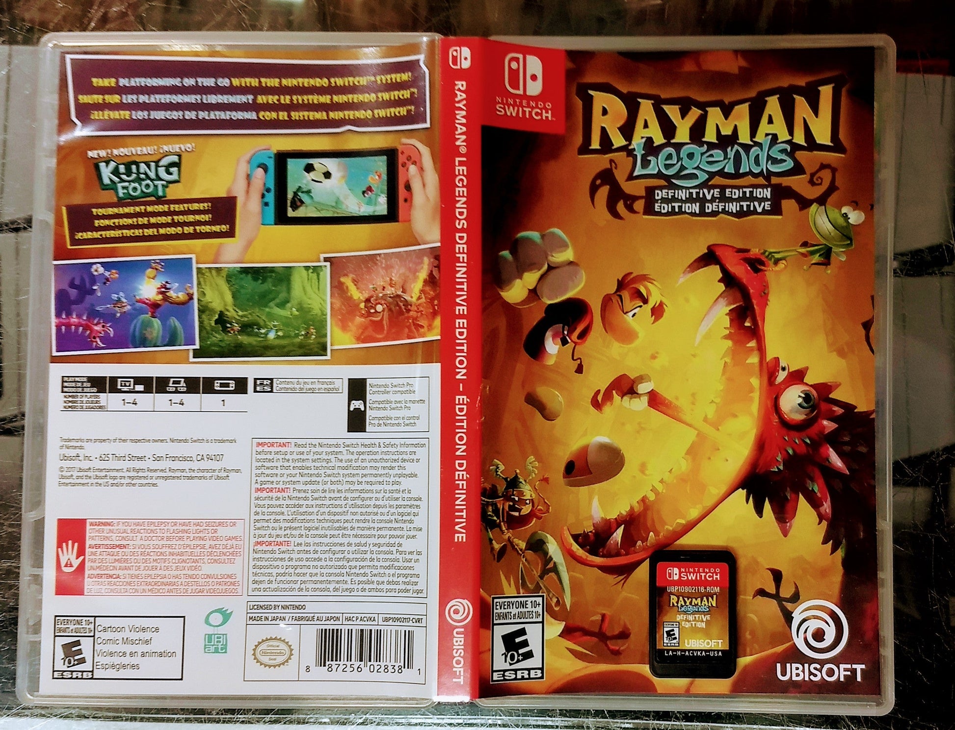 RAYMAN LEGENDS DEFINITIVE EDITION (NINTENDO SWITCH) - jeux video game-x