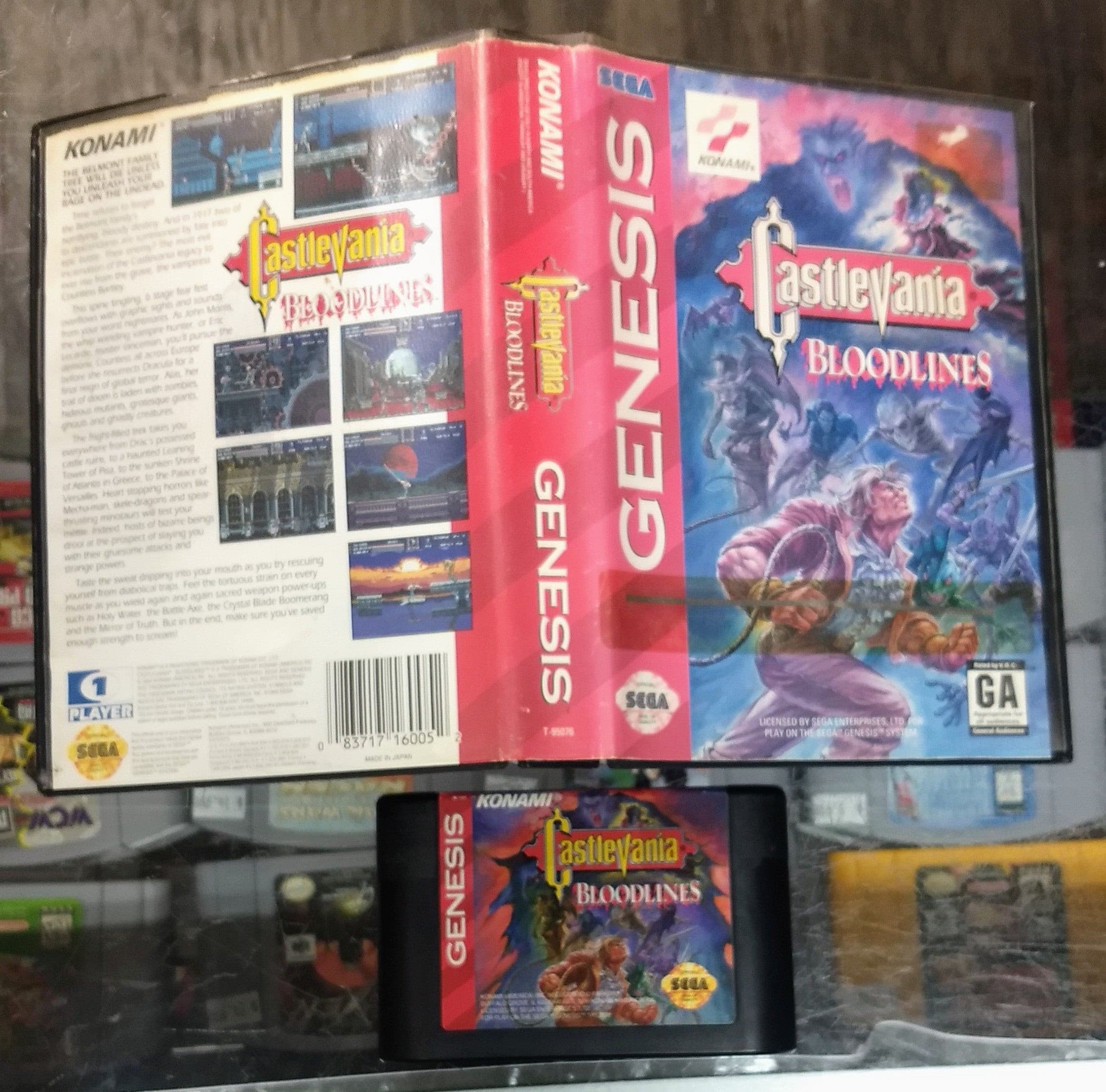 CASTLEVANIA BLOODLINES SEGA GENESIS SG) | jeux video game-x