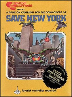 SAVE NEW YORK COMMODORE 64 C64 - jeux video game-x