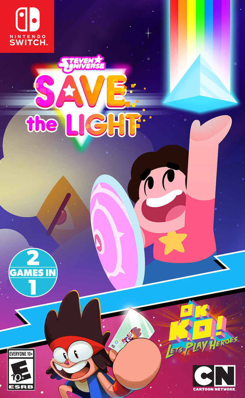 STEVEN UNIVERSE: SAVE THE LIGHT & OK KO LETS PLAY HEROES BUNDLE (NINTENDO SWITCH) - jeux video game-x