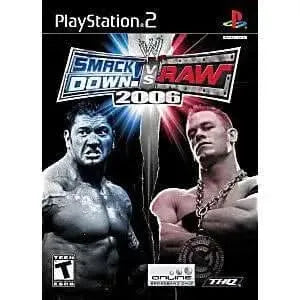 WWE SMACKDOWN VS RAW 2006 PLAYSTATION 2 PS2 - jeux video game-x