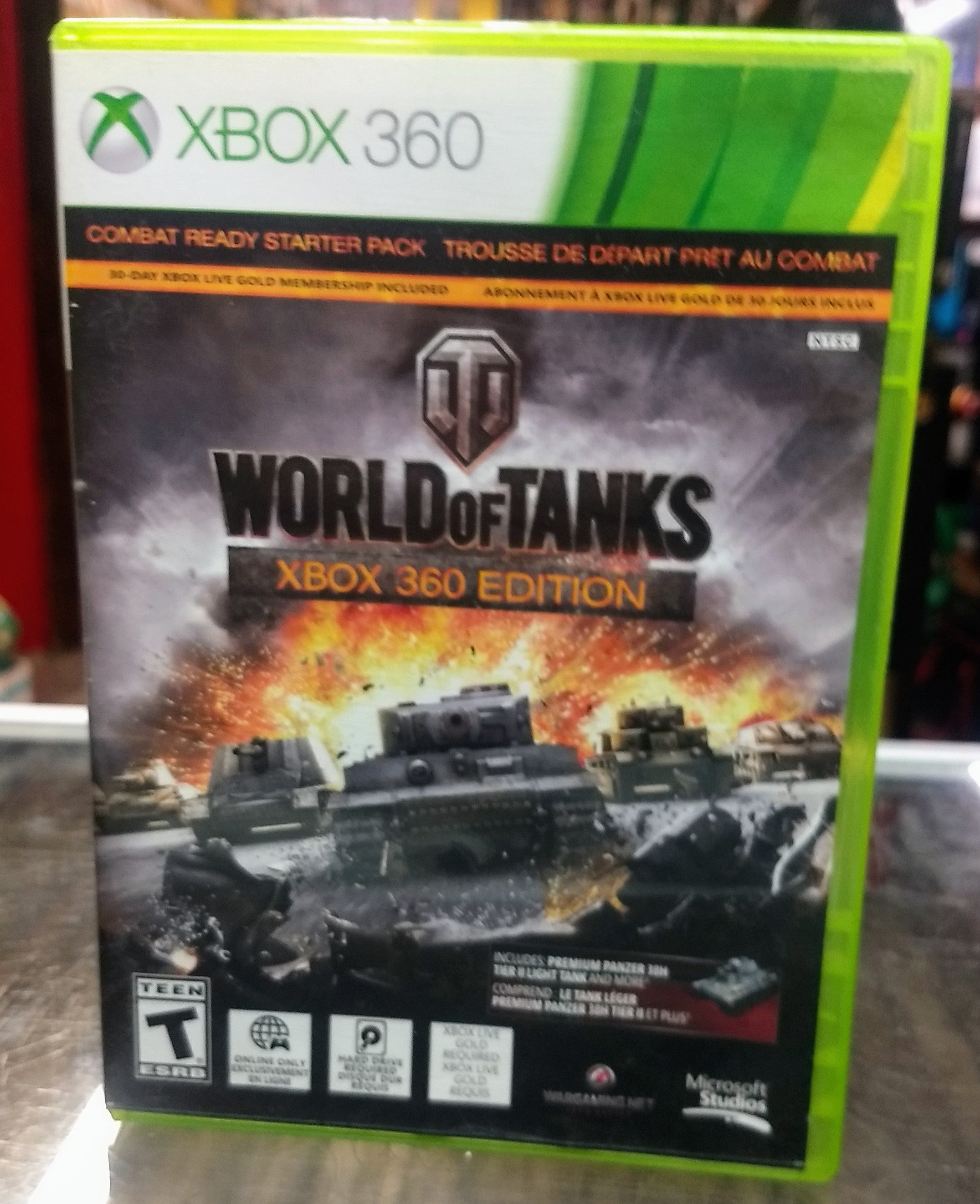 WORLD OF TANKS (XBOX 360 X360) | jeux video game-x