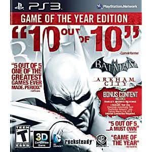 BATMAN: ARKHAM CITY GAME OF THE YEAR EDITION (GOTY) (PLAYSTATION 3 PS3) - jeux video game-x
