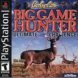 CABELA'S BIG GAME HUNTER ULTIMATE CHALLENGE PLAYSTATION PS1 - jeux video game-x