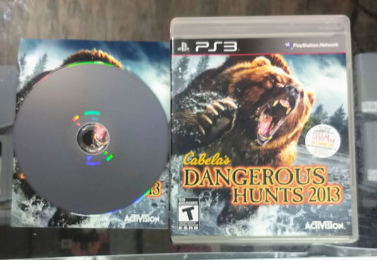 CABELA'S DANGEROUS HUNTS 2013 PLAYSTATION 3 PS3 - jeux video game-x