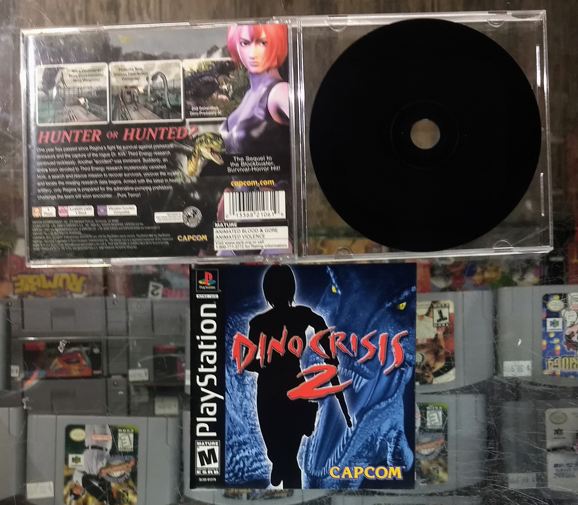 DINO CRISIS 2 (PS1 PLAYSTATION) | jeux video game-x