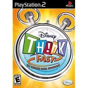 DISNEY THINK FAST PLAYSTATION 2 PS2 - jeux video game-x