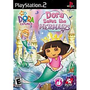 DORA THE EXPLORER DORA SAVES THE MERMAIDS (PLAYSTATION 2 PS2) - jeux video game-x