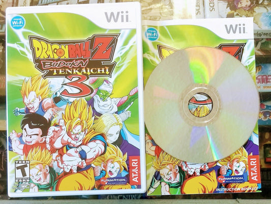 DRAGON BALL Z BUDOKAI TENKAICHI 3 NINTENDO WII - jeux video game-x