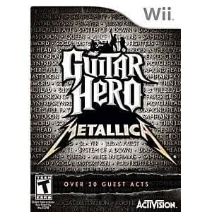 GUITAR HERO: METALLICA (NINTENDO WII) - jeux video game-x