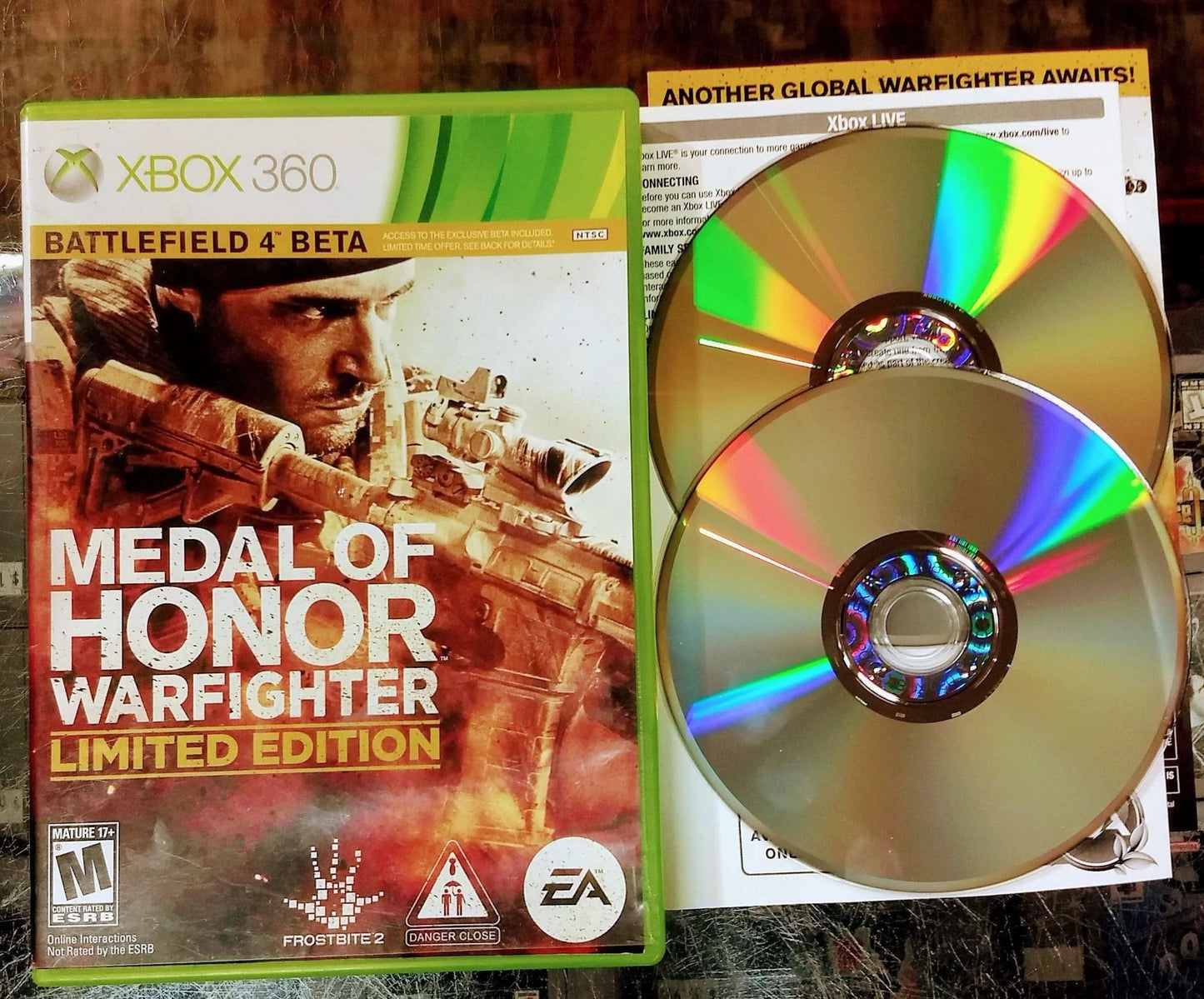 MEDAL OF HONOR: WARFIGHTER LIMITED EDITION XBOX 360 X360 - jeux video game-x