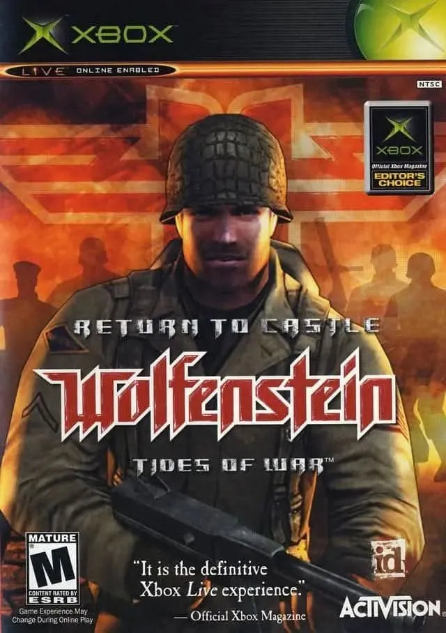 RETURN TO CASTLE WOLFENSTEIN RTCW (XBOX) - jeux video game-x